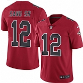 Nike Men & Women & Youth Falcons 12 Mohamed Sanu Sr Red Color Rush Limited Jersey,baseball caps,new era cap wholesale,wholesale hats